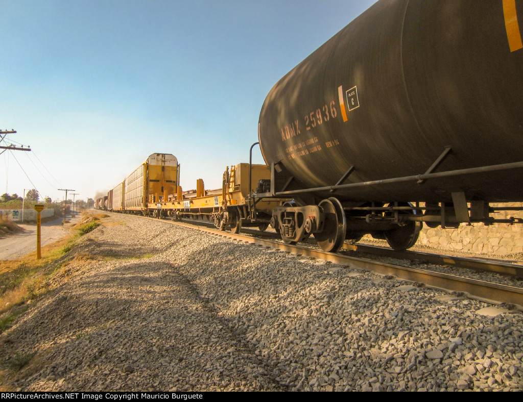 Train passing by Guadalajara